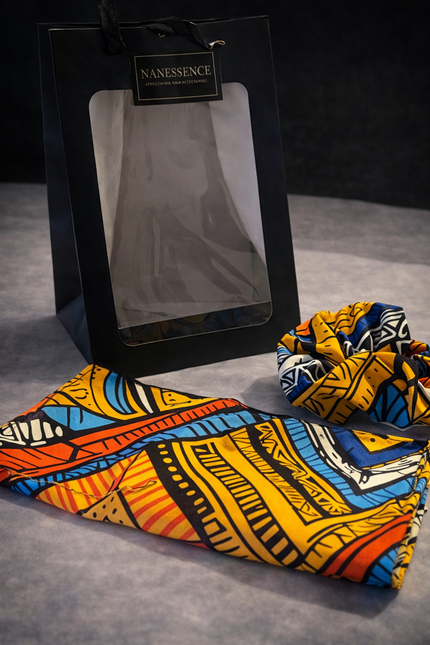 Ankara Bandana Scrunchie Box