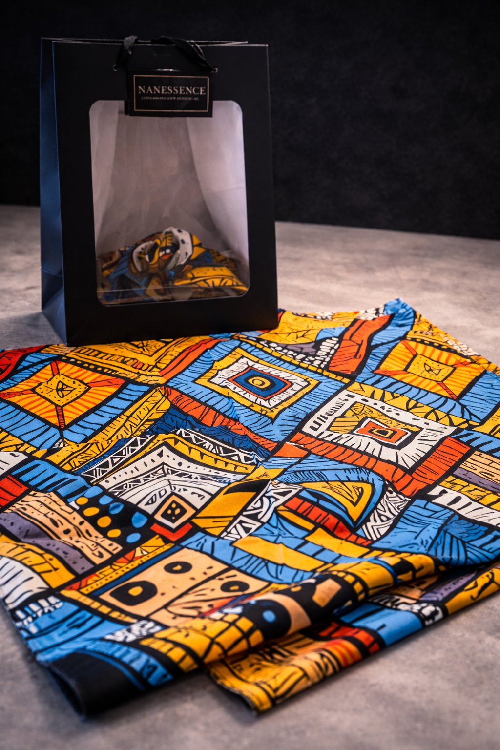 Ankara Bandana Scrunchie Box