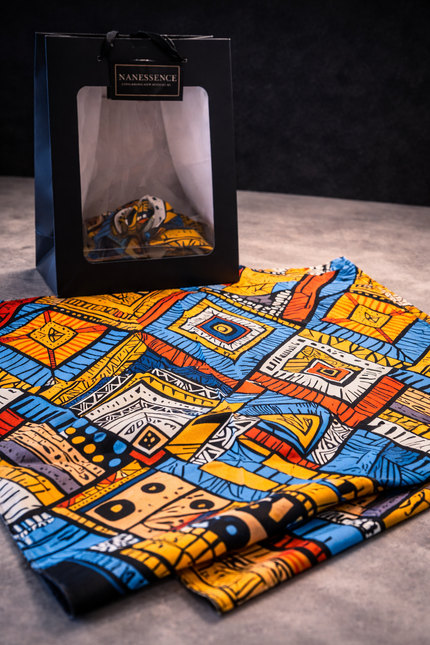 Ankara Bandana Scrunchie Box