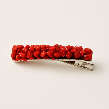 Coral Hair Clips