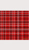 Red and black plaid pattern with white lines, Afrocentric textile design